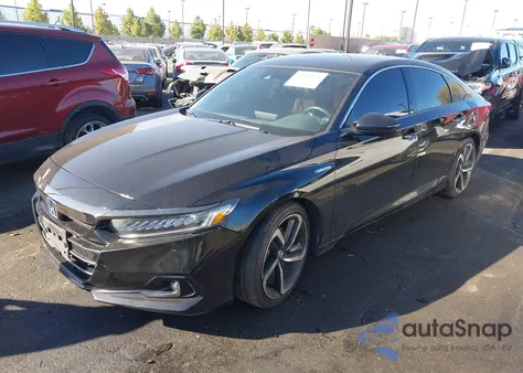 2022 Honda Accord Hybrid Sport z USA, uszkodzony, nr VIN 1HGCV3F29NA000039